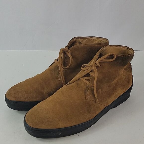 Tod's W. G. Desert Suede Italian Leather Men's Boots - Picture 7 of 16